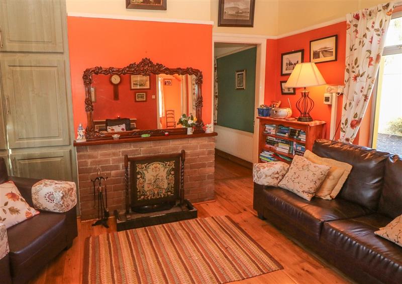 Relax in the living area at Kates Cottage, Valentia Island