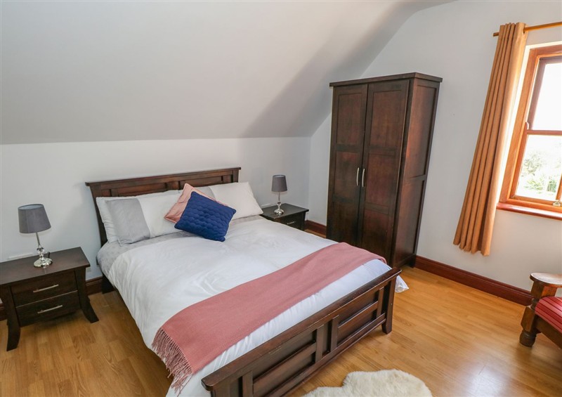 One of the bedrooms at Kates Cottage, near Clonbur