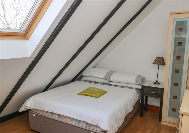 This is a bedroom at Kates Cottage, near Clonbur