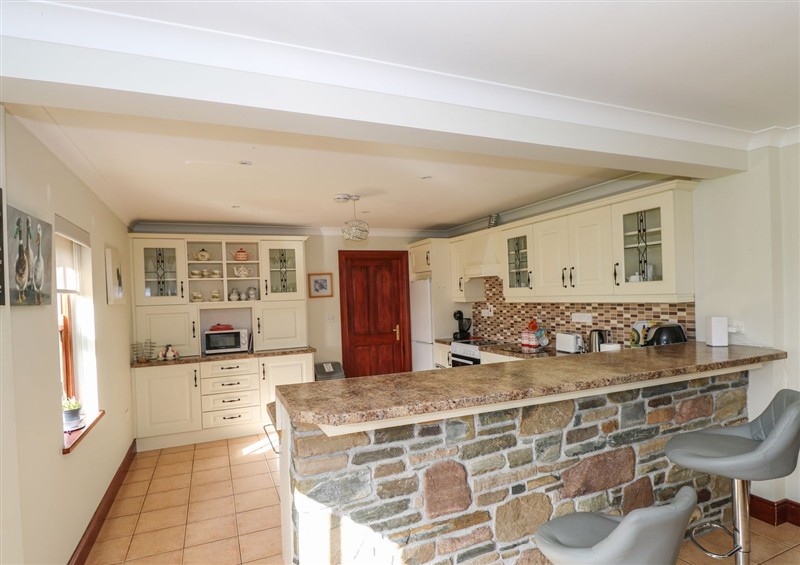 This is the kitchen at Kates Cottage, near Clonbur