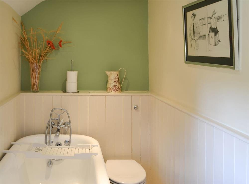 Bathroom at Kates Cottage in Slingsby, near Malton, North Yorkshire