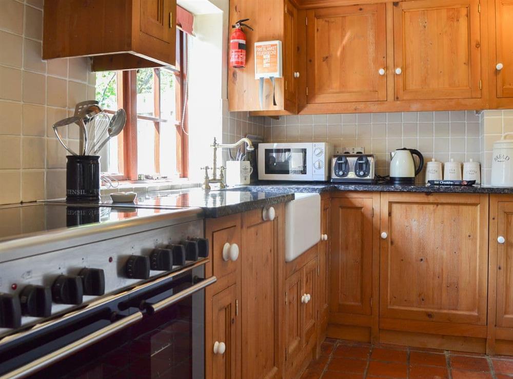 Kitchen at Kates Cottage in Slingsby, near Malton, North Yorkshire