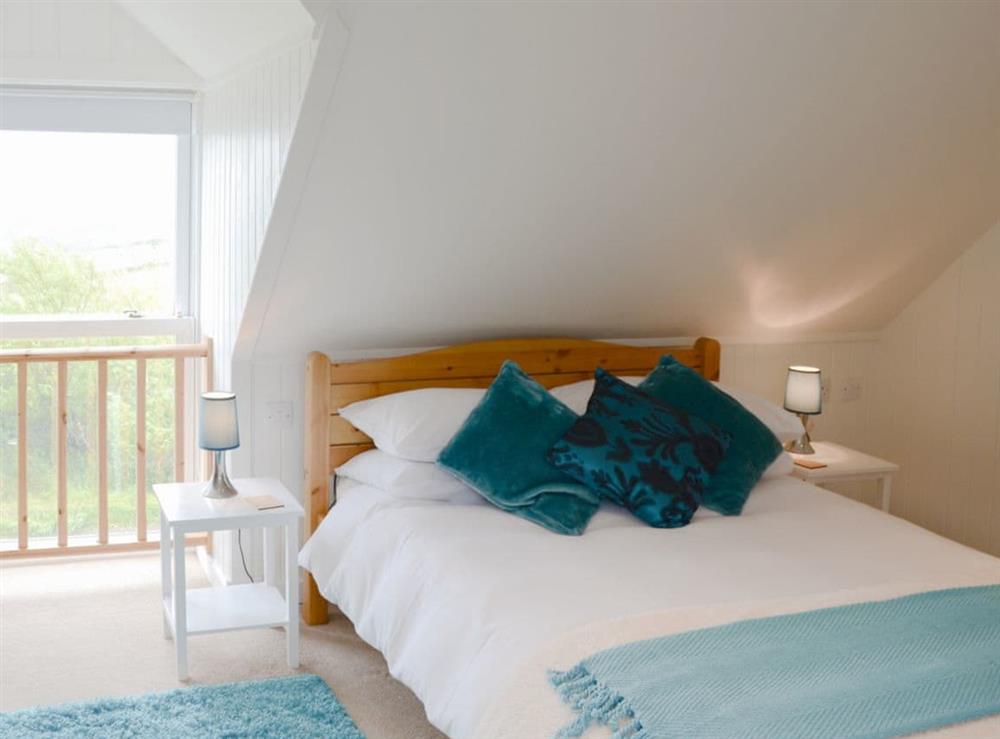 Light and airy double bedroom at Kates Croft in Gartymore, near Helmsdale, Highlands, Sutherland