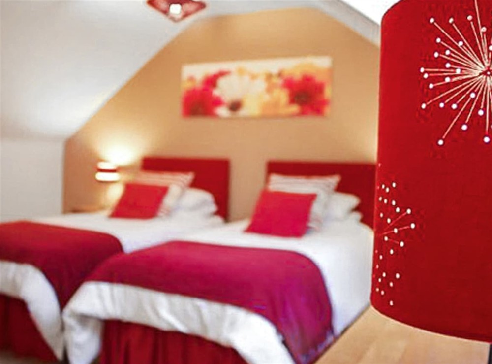 Twin bedroom at Katies Corner in Greetham, near Horncastle, Lincolnshire