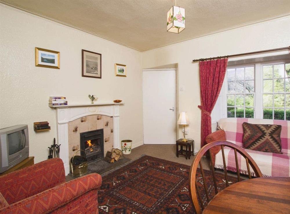 Open plan living/dining room/kitchen at Katy’s Cottage in Glenprosen, by Kirriemuir, Angus., Great Britain