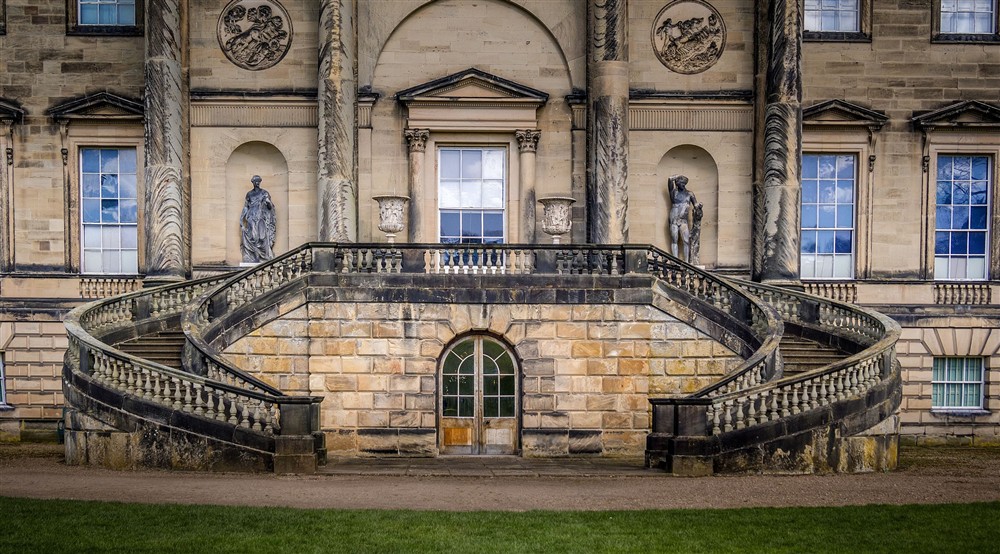 The south front of Kedleston Hall, near Kedleston Park House, Derbyshire at Kedleston Park House in Derby, Derbyshire