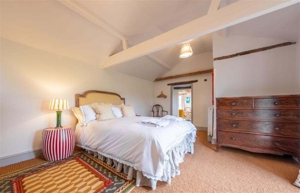 Bedroom one on the ground floor at Keepers Cottage, Aylsham