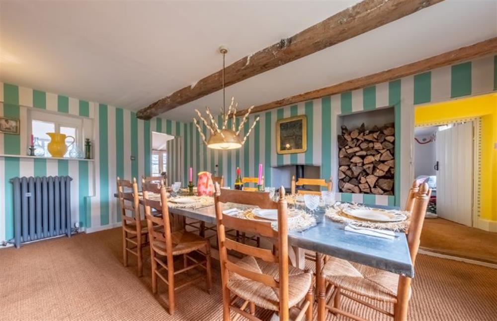 The dining room  at Keepers Cottage, Aylsham