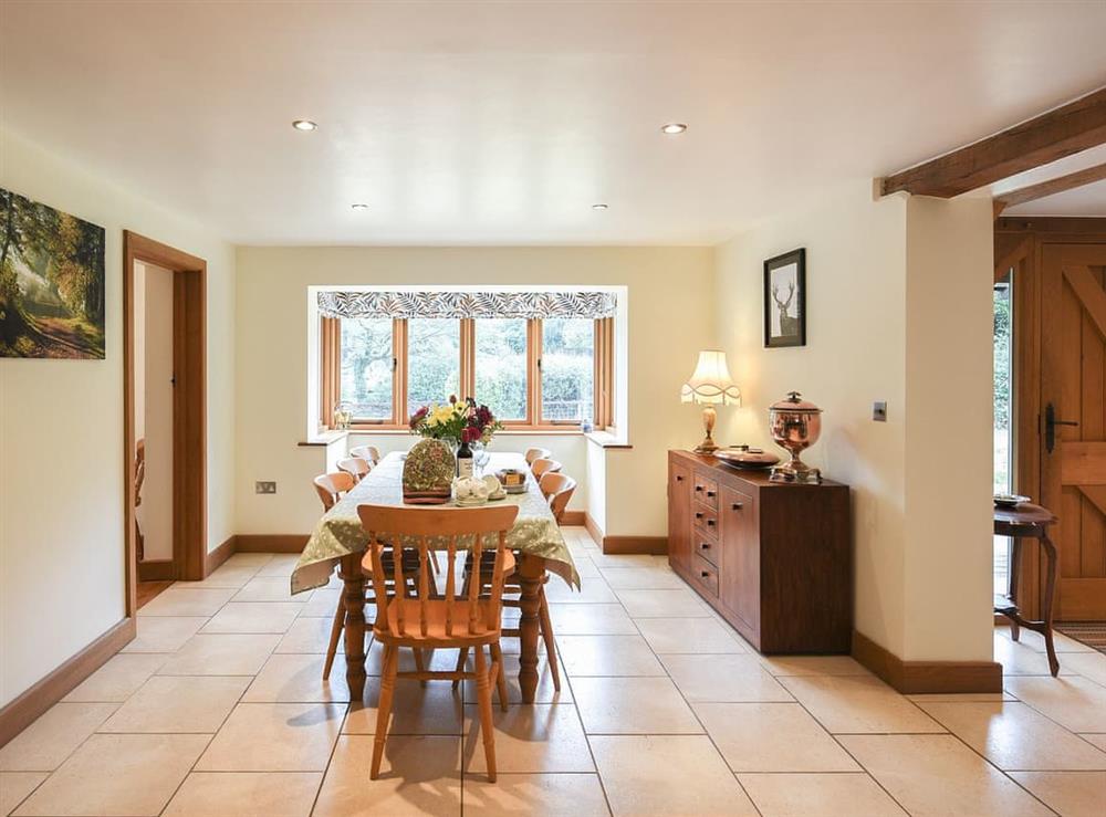 Dining Area at Keepers Cottage in Betchcott, near Church Stretton, Shropshire
