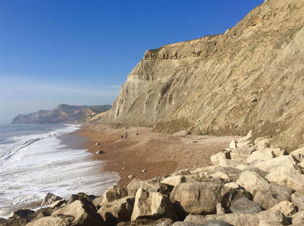 The nearby iconic Jurassic Coast