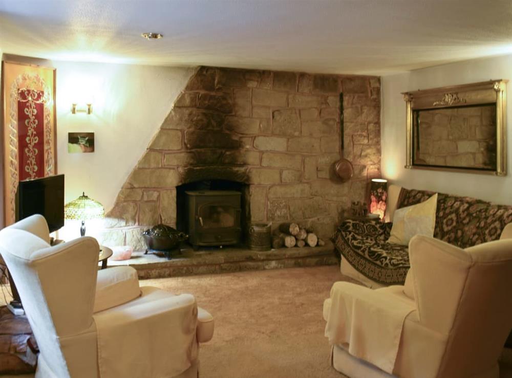 Living room at Keepers Cottage in Crowborough, East Sussex