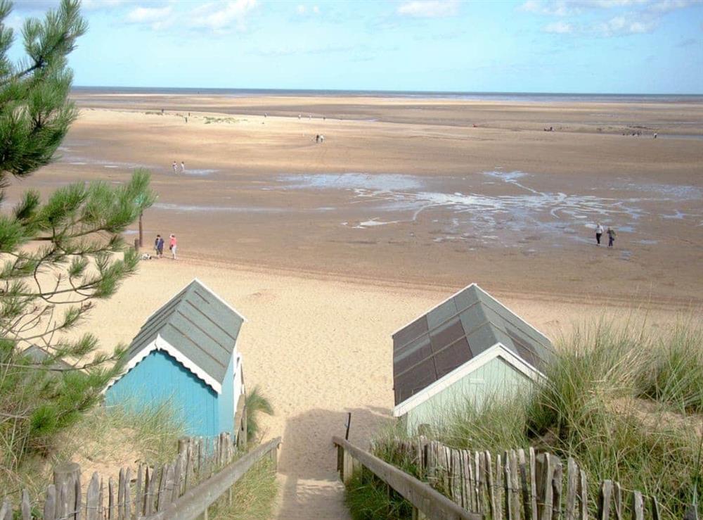 Beach at Keepers Cottage in Docking, Norfolk., Great Britain