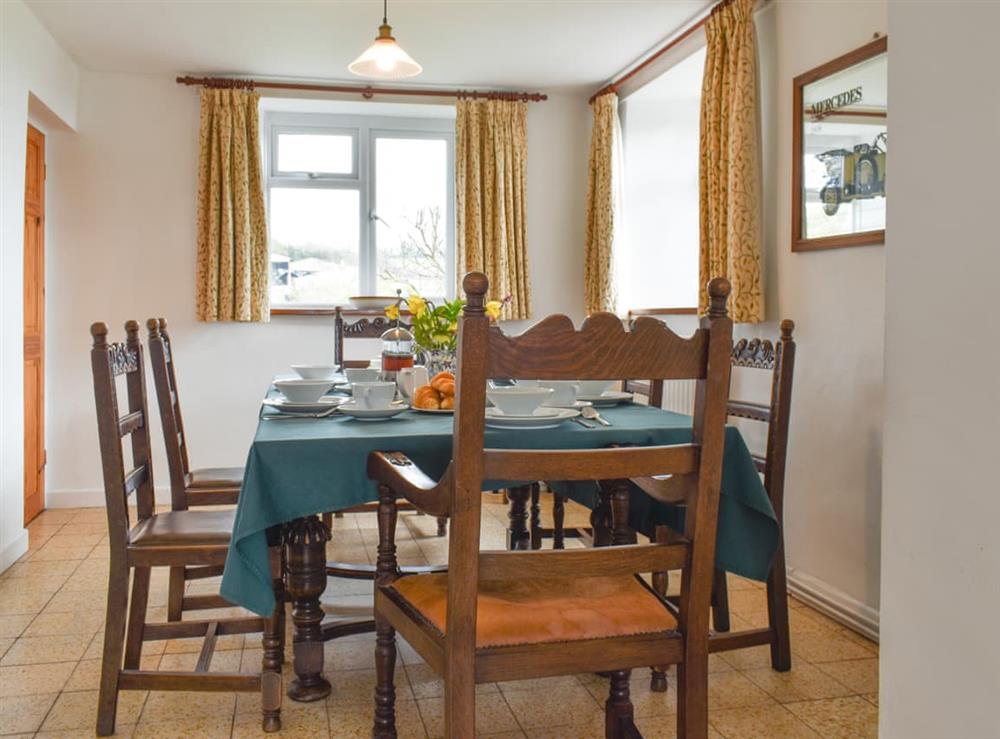 Dining room at Keepers Cottage in Garway Hill, near Hereford, Herefordshire