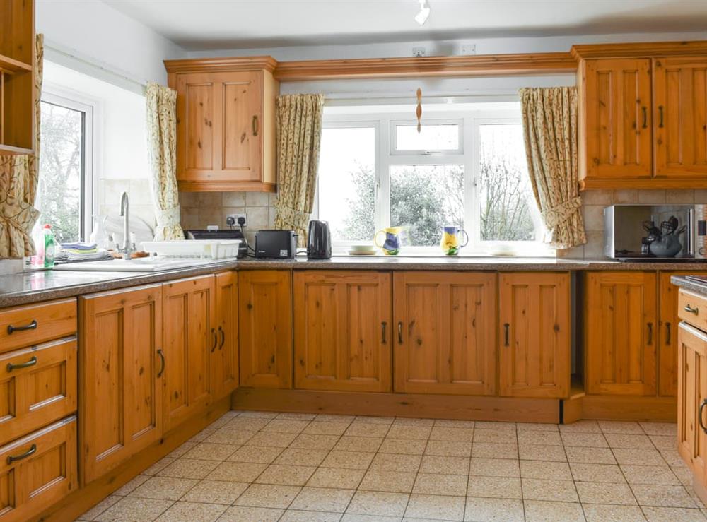 Kitchen at Keepers Cottage in Garway Hill, near Hereford, Herefordshire