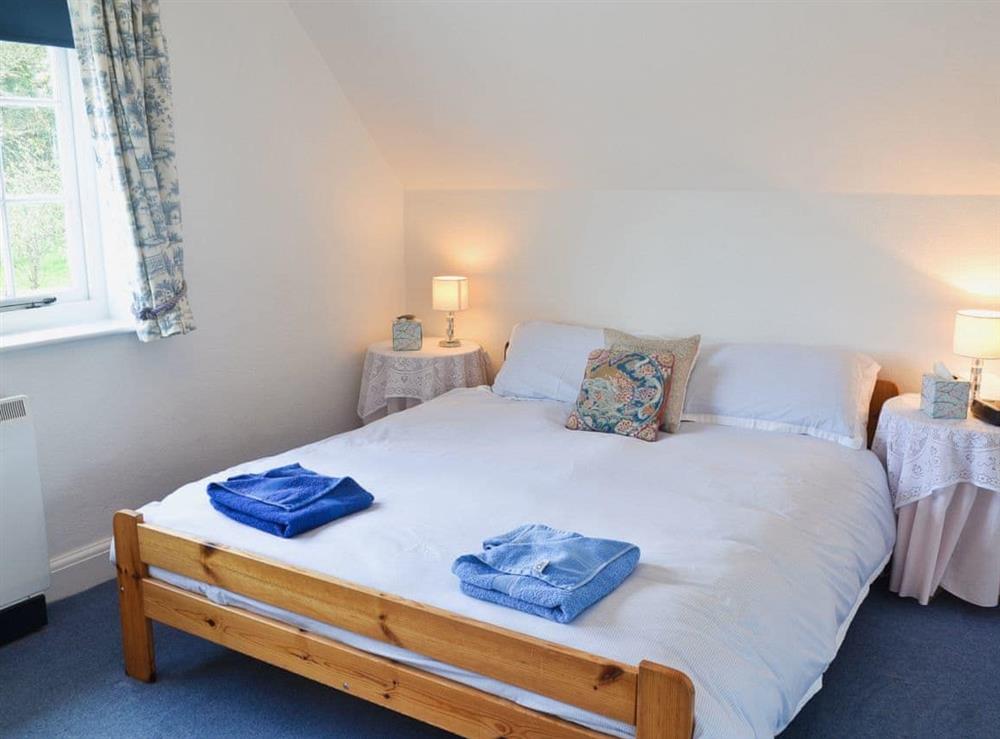 Double bedroom at Keepers Cottage  in Mawnan Smith, Falmouth , Cornwall