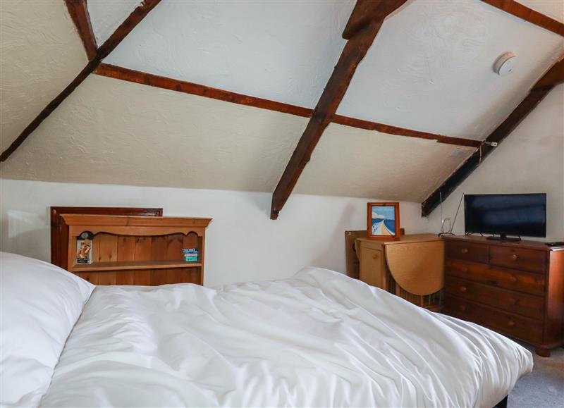 One of the bedrooms at Keepers Cottage, Mevagissey