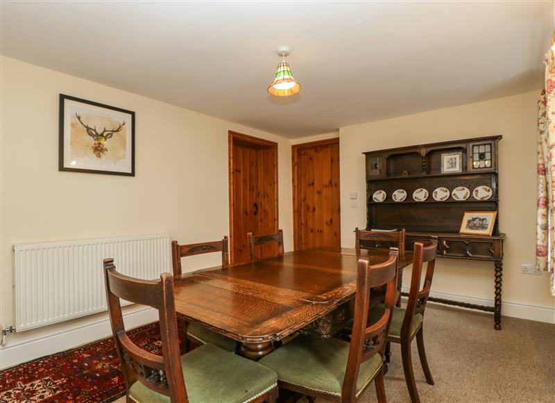 The dining room at Keepers Cottage, Shobdon