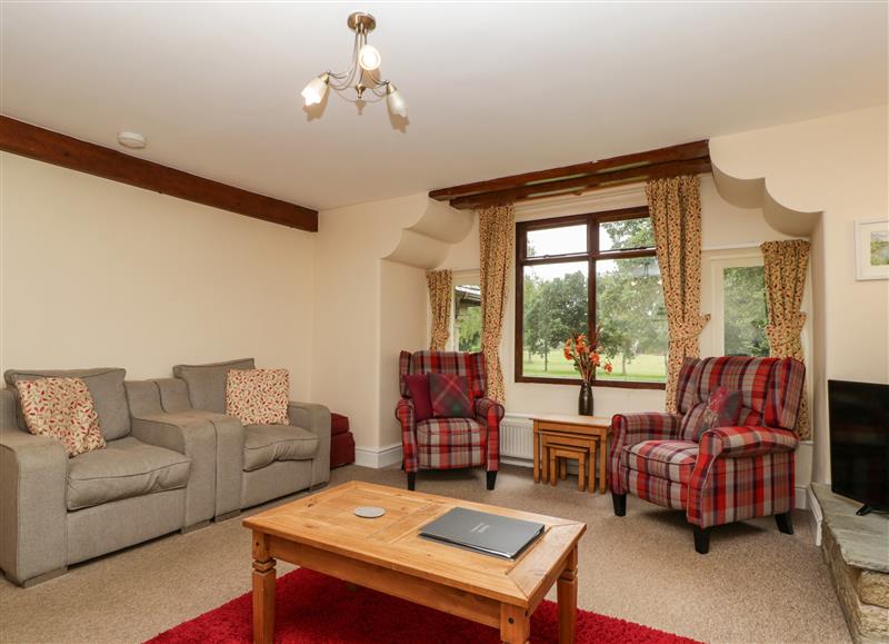 The living area at Keepers Cottage, Shobdon