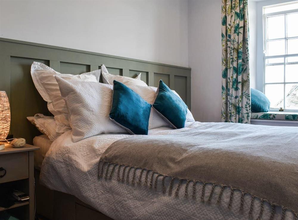 Double bedroom at Keepers Cottage in Tredethy, near Bodmin, Cornwall