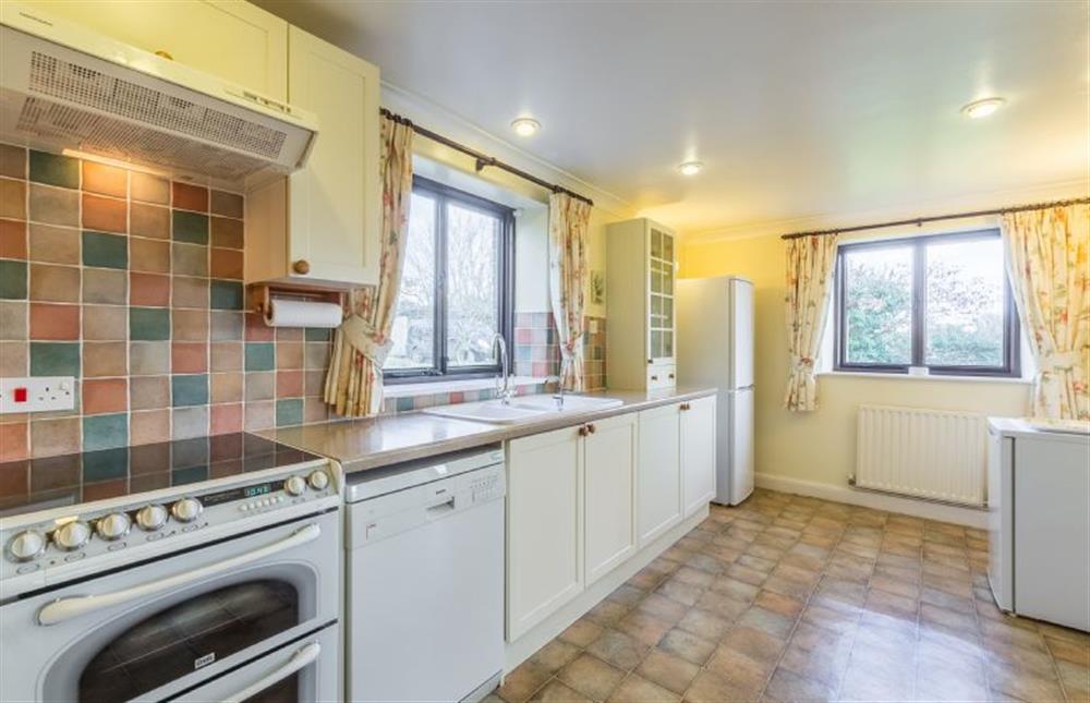 Ground floor: Duel aspect kitchen at Keepers Cottage, West Barsham near Fakenham
