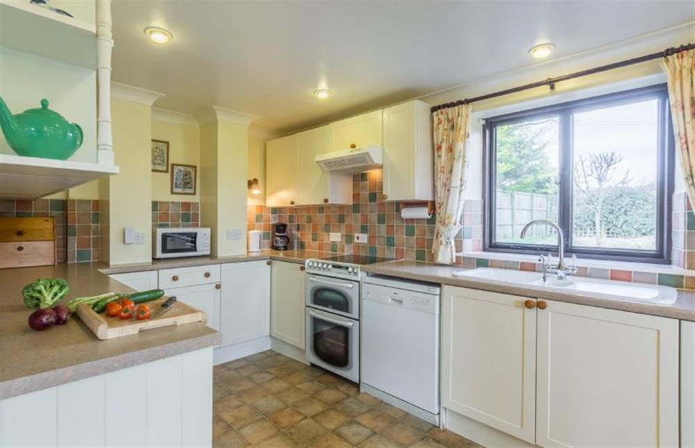 Ground floor: The kitchen is practical and well-equipped at Keepers Cottage, West Barsham near Fakenham