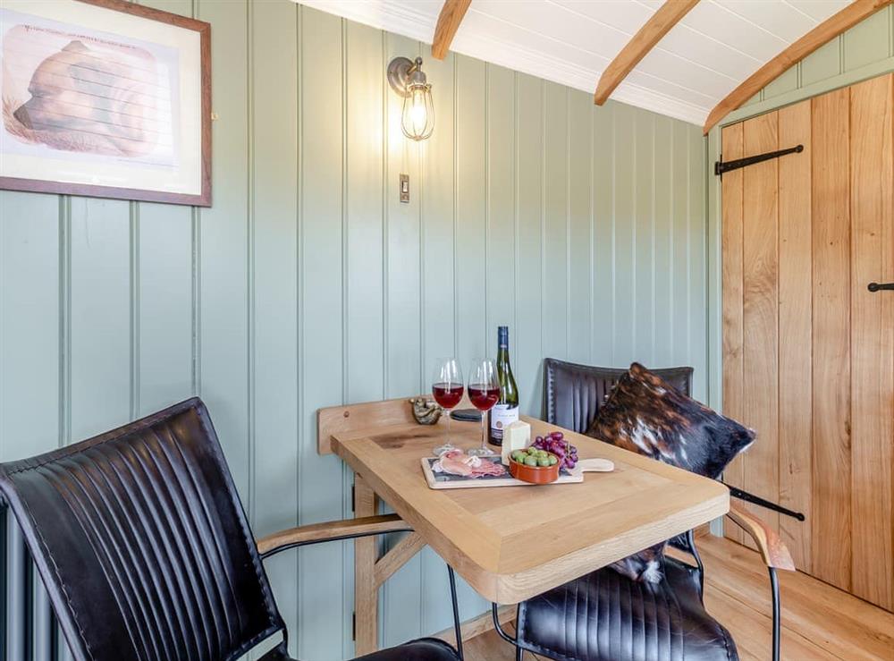 Dining Area at Keepers Hide in Oldfield, near Keighley, West Yorkshire