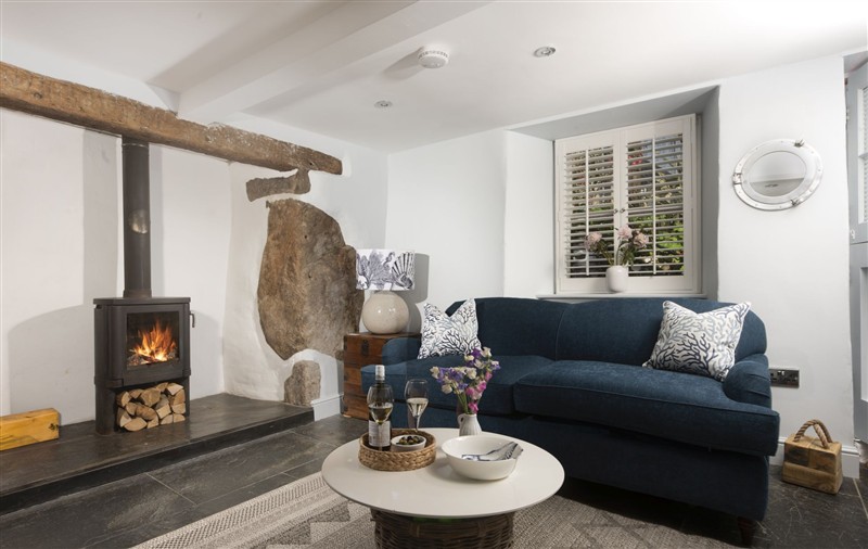 Relax in the living area at Keigwin Cottage, Cornwall