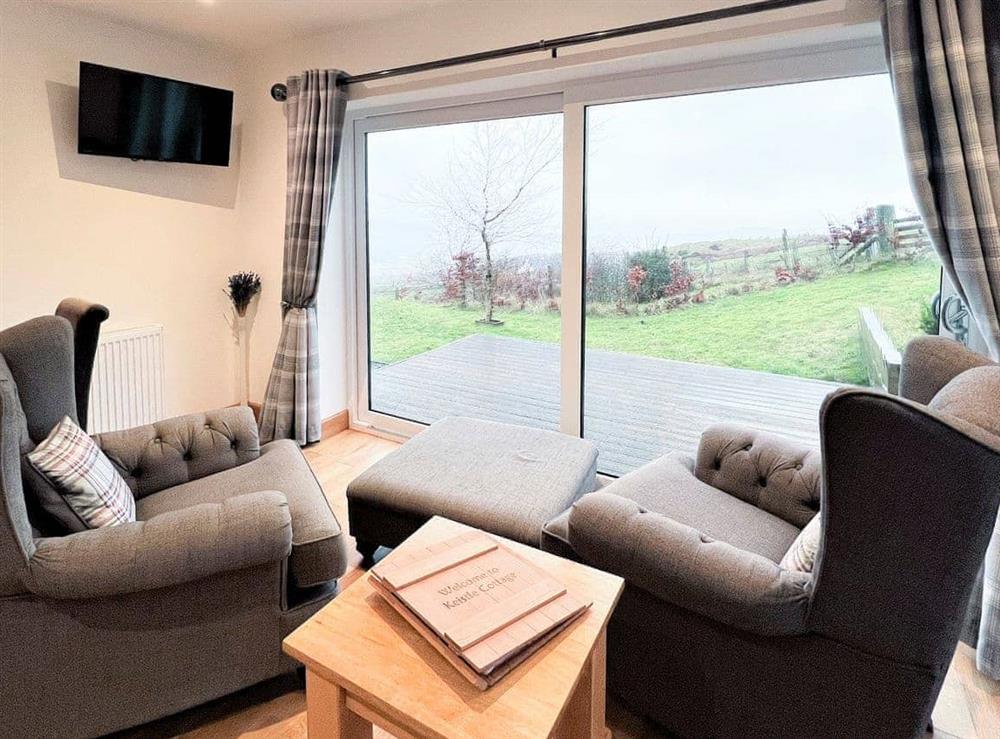 Living area at Keistle Cottage in Keistle, near Kensaleyre, Isle Of Skye