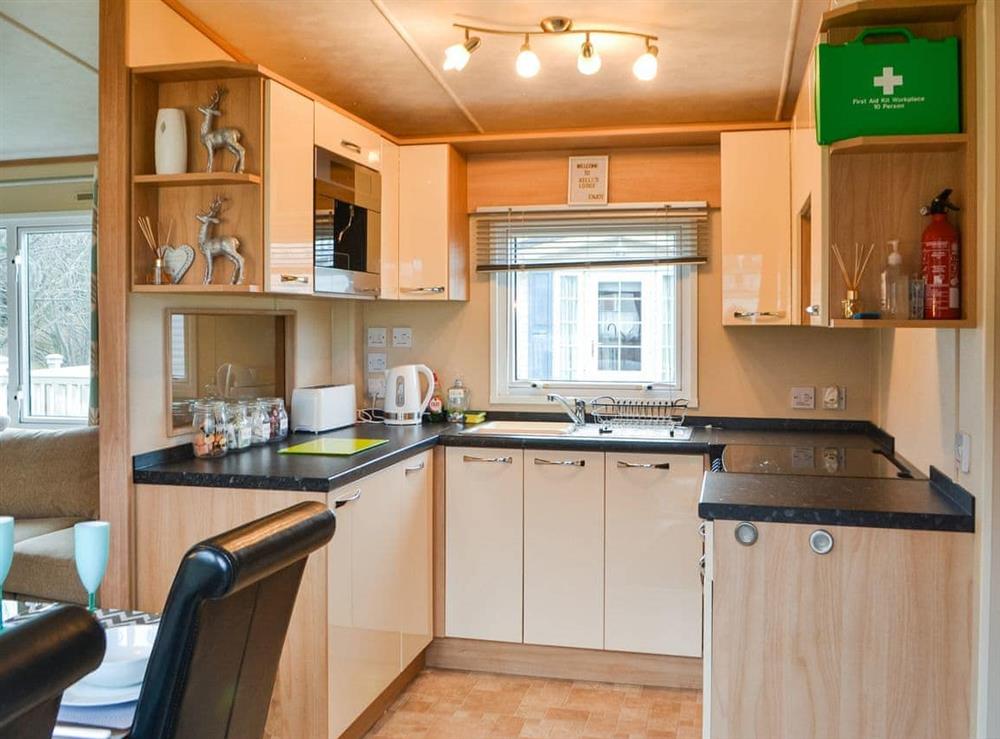 Kitchen at Kellys Lodge in Felton, Northumberland
