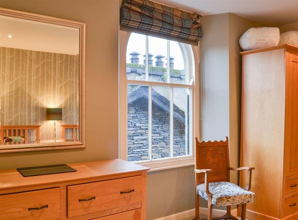Charming dressing area in the twin bedroom at Kelsick Heights in Ambleside, Cumbria