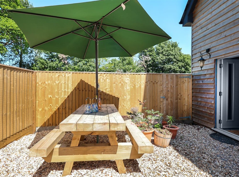 Outdoor eating area