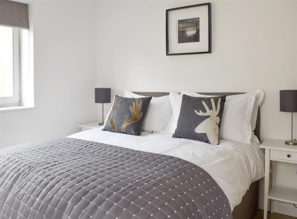Comfortable second double bedroom at Kenmore Lodge in Balnaskeag, near Kenmore, Perthshire