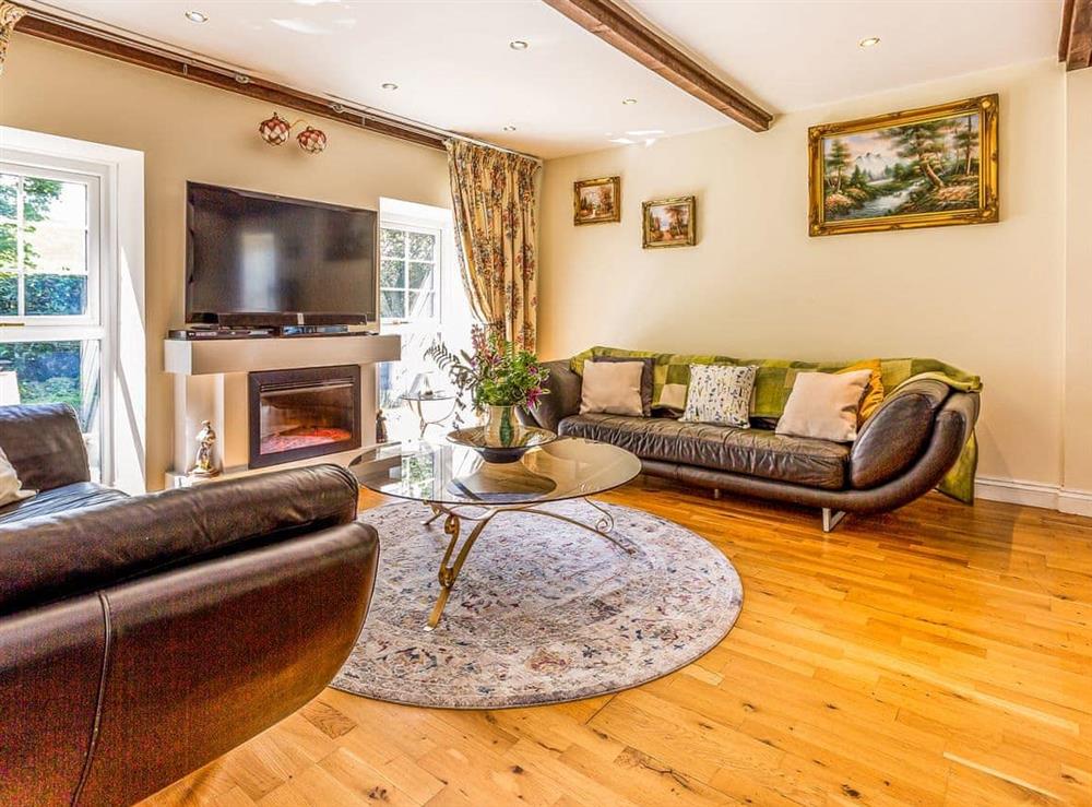 Living room at Kennel Cottage in Harbottle, Northumberland