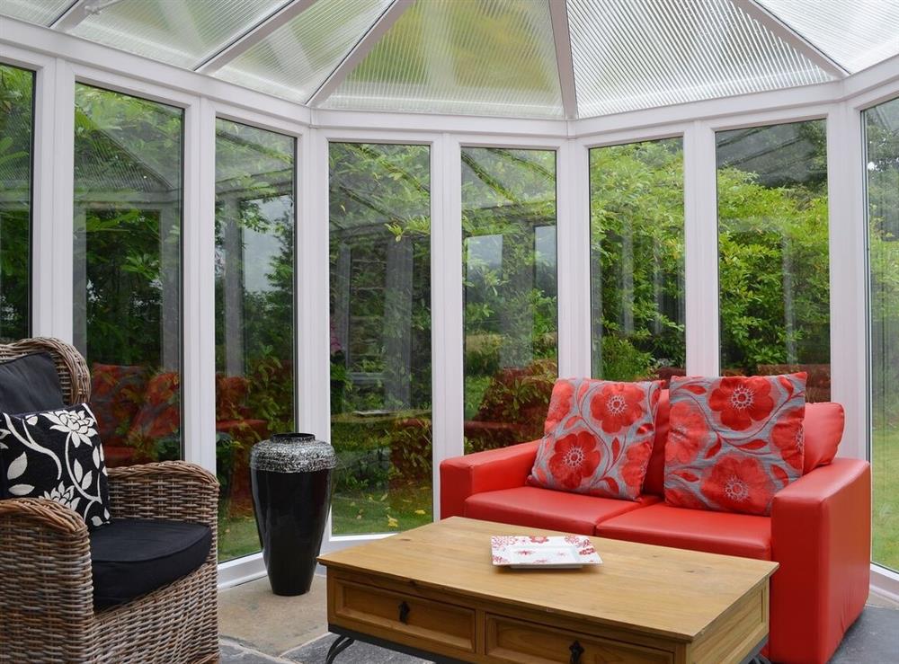 Conservatory at Kennels Cottage in Beauly, Inverness-Shire