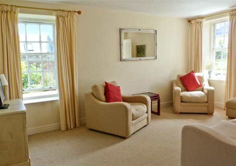 Relax in the living area at Kennels Cottage, Scottish Borders