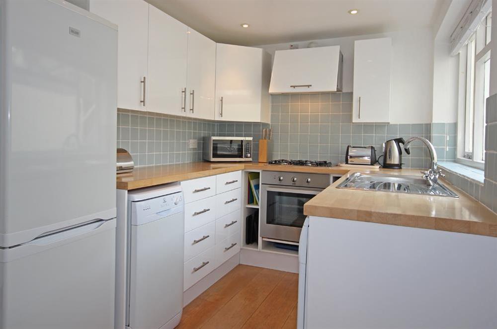 Well equipped kitchen at Kennford in Coronation Road, Salcombe