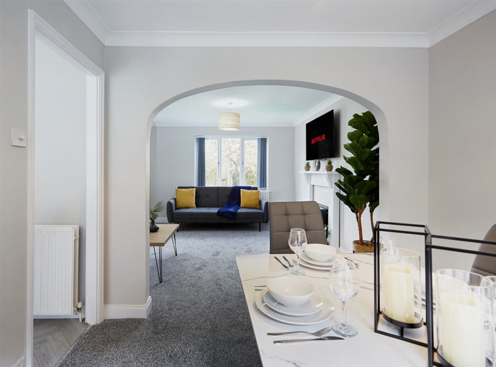 Living area at Kensington Apartment in Harrogate, North Yorkshire