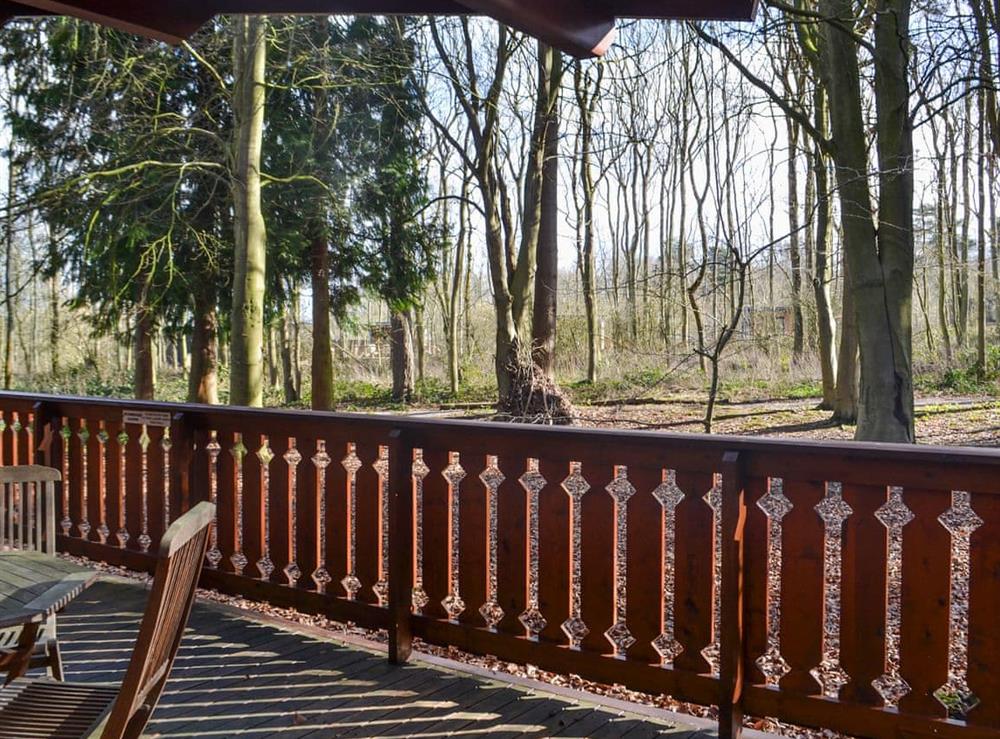 Balcony at Kenwick Lodge in Kenwick, near Louth, Lincolnshire