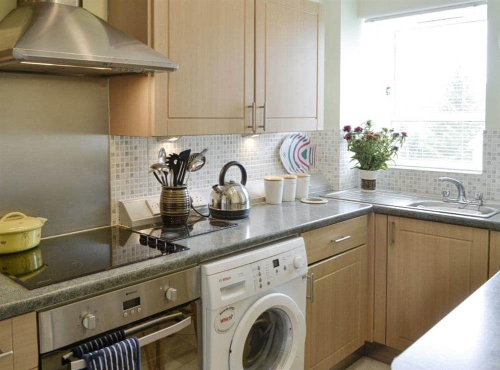 Well-equipped fitted kitchen at Kerloch View in Banchory, Aberdeenshire