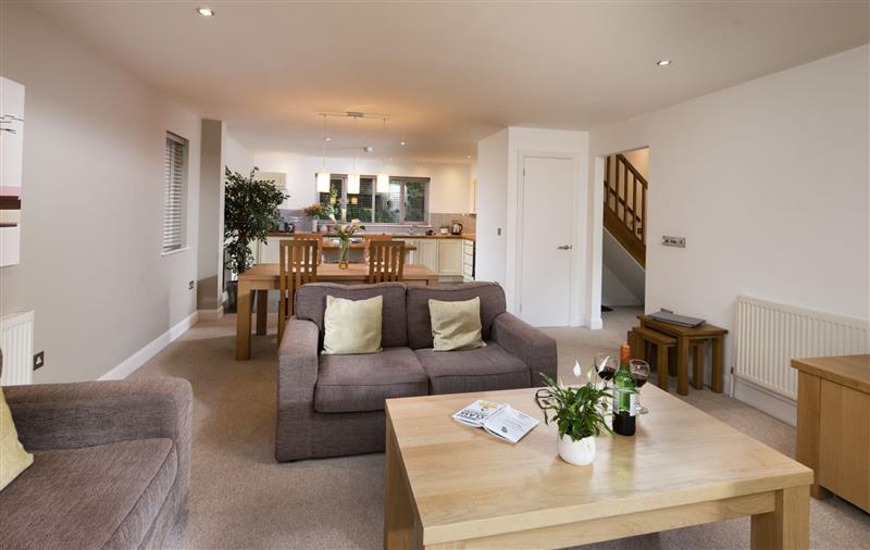 This is the living room at Kernow Vista, Cornwall