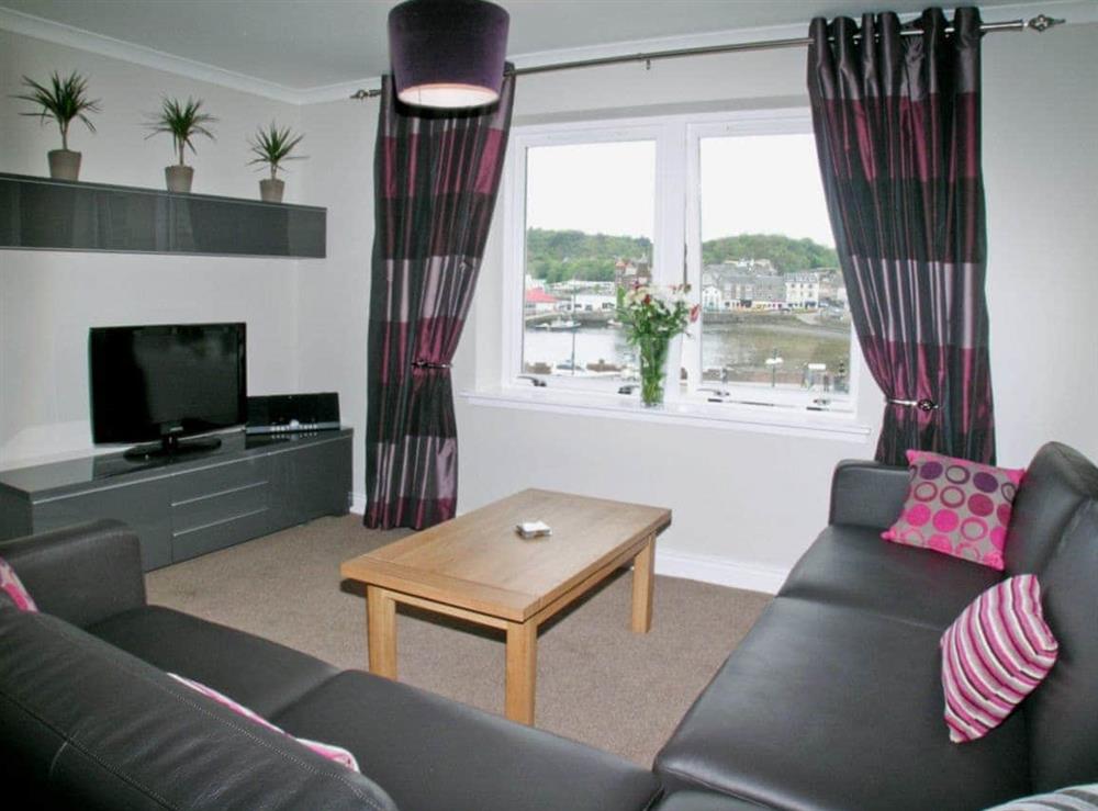 Open plan living/dining room/kitchen at Kerrera View in Oban, Argyll