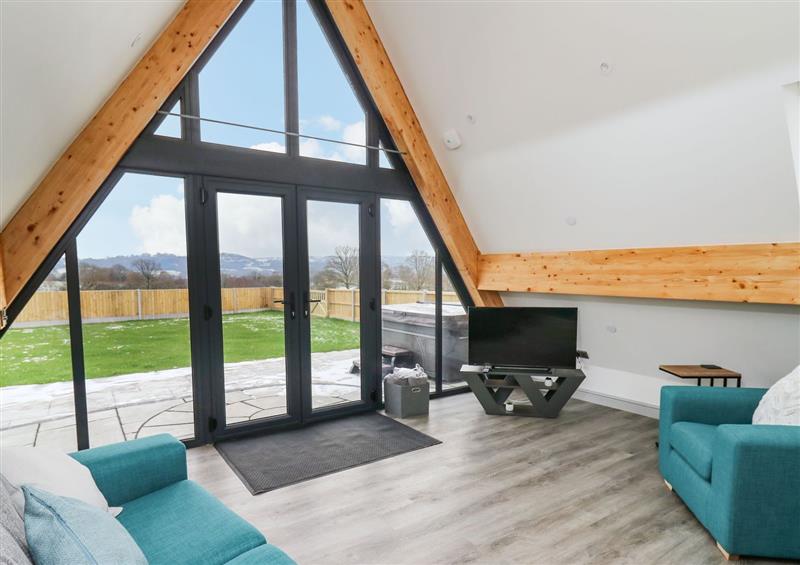 The living room at Kerry Hill, Llanyre near Llandrindod Wells