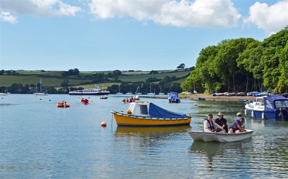 The boating haven of the River Dart!