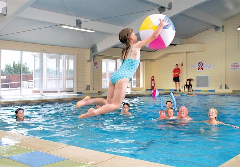 Indoor heated swimming pool at Kessingland Beach in Lowestoft, Suffolk