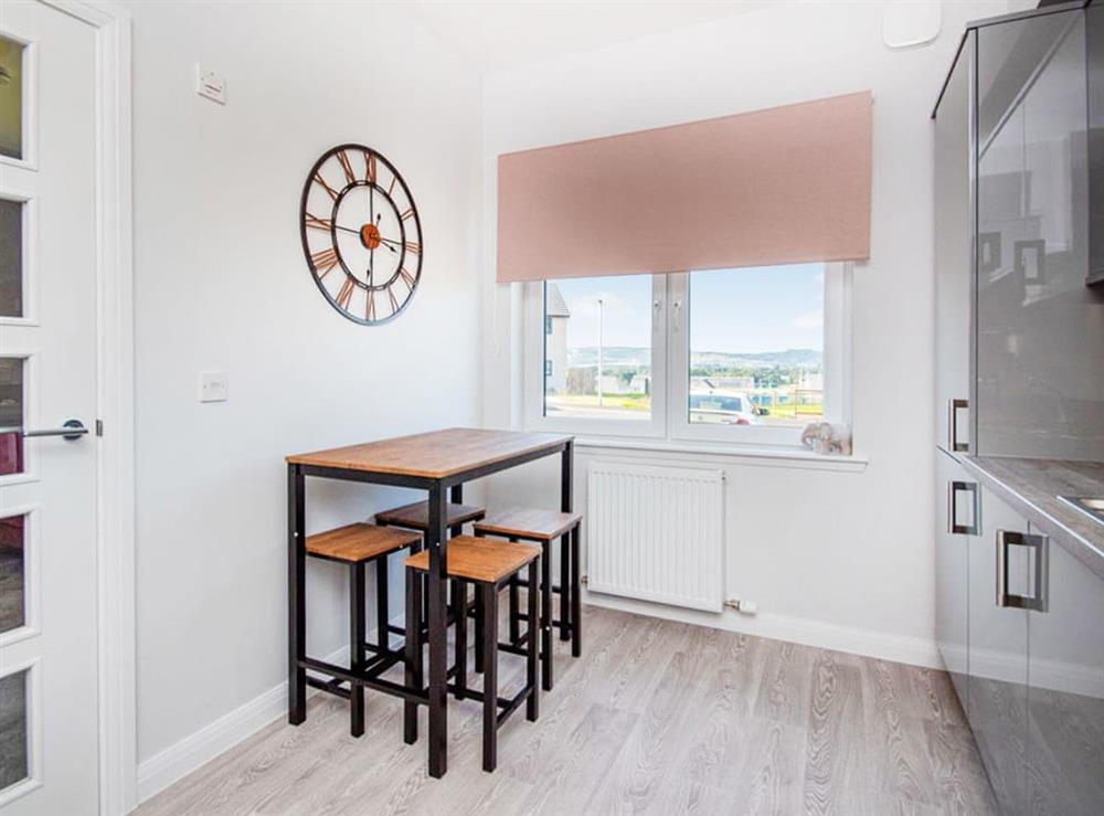 Kitchen/diner at Kessock View Apartment in Inverness, Inverness-Shire