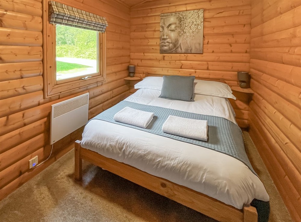 Double bedroom at Kestrel Lodge in Kenwick, near Louth, Lincolnshire