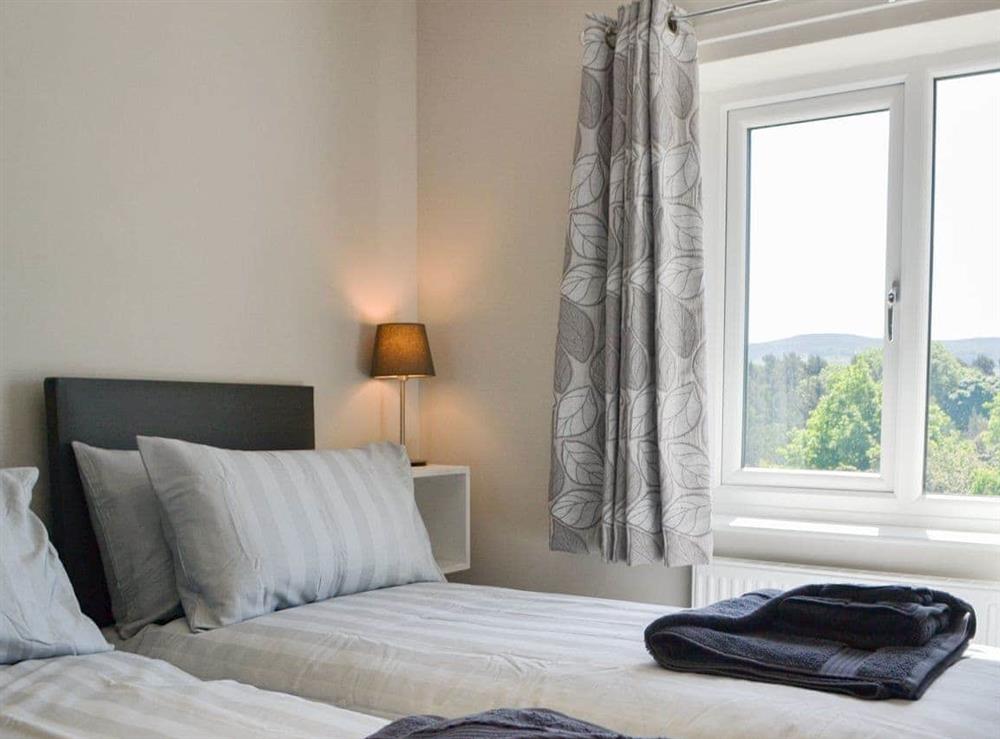 Twin bedroom at Kestrel View in Skipton, North Yorkshire