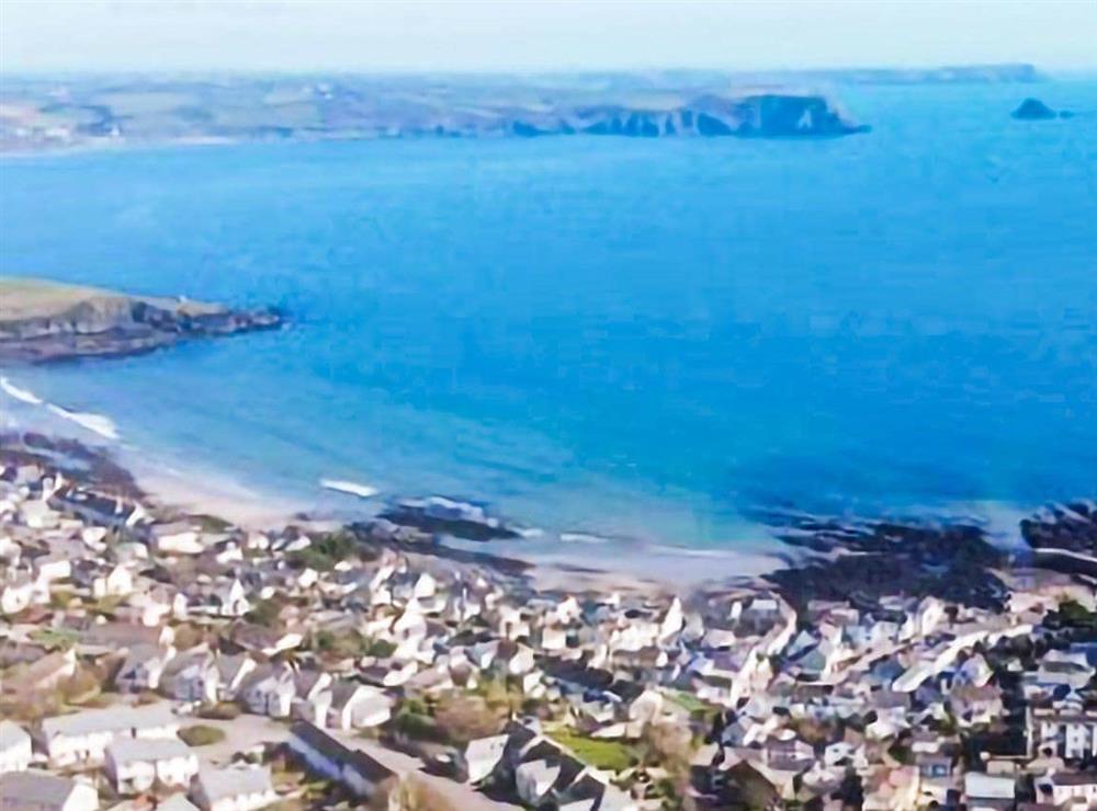 Portscatho from the air