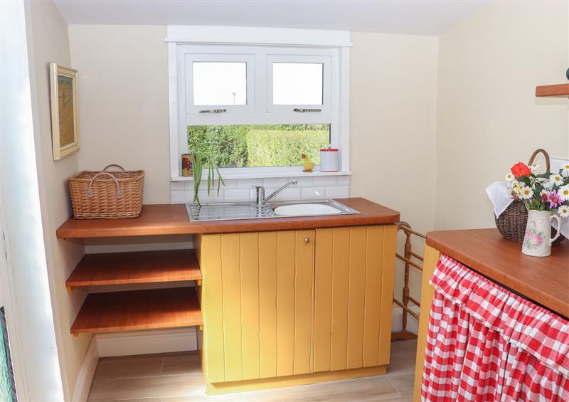 This is the kitchen at Kevins Cottage, Ballymacoda