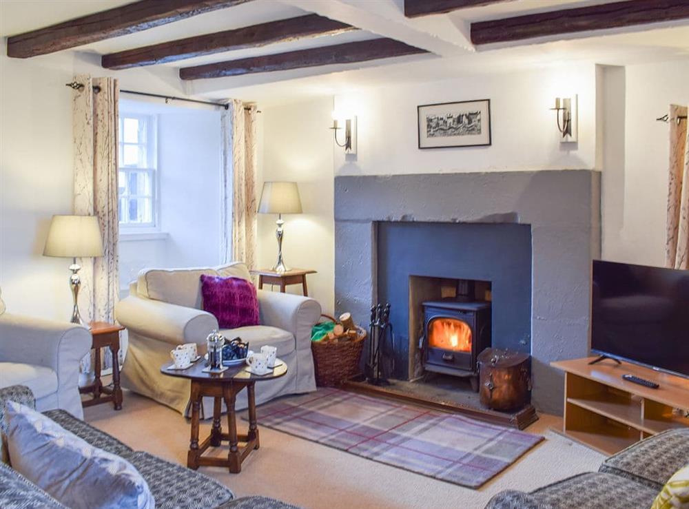 Living room at Key House in Falkland, near St Andrews, Fife